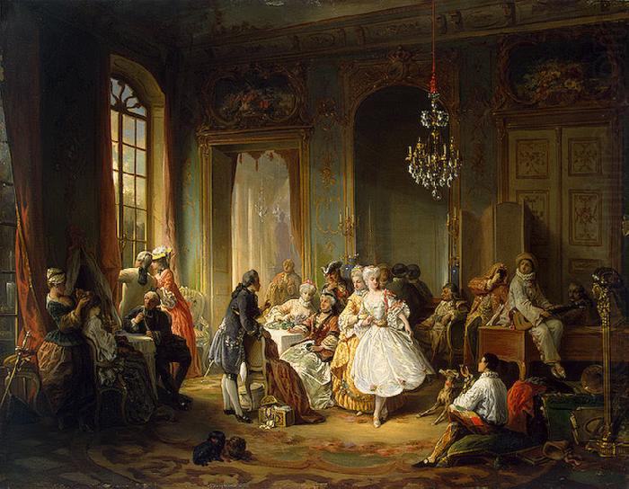 Actors Before a Performance, Constant Wauters
